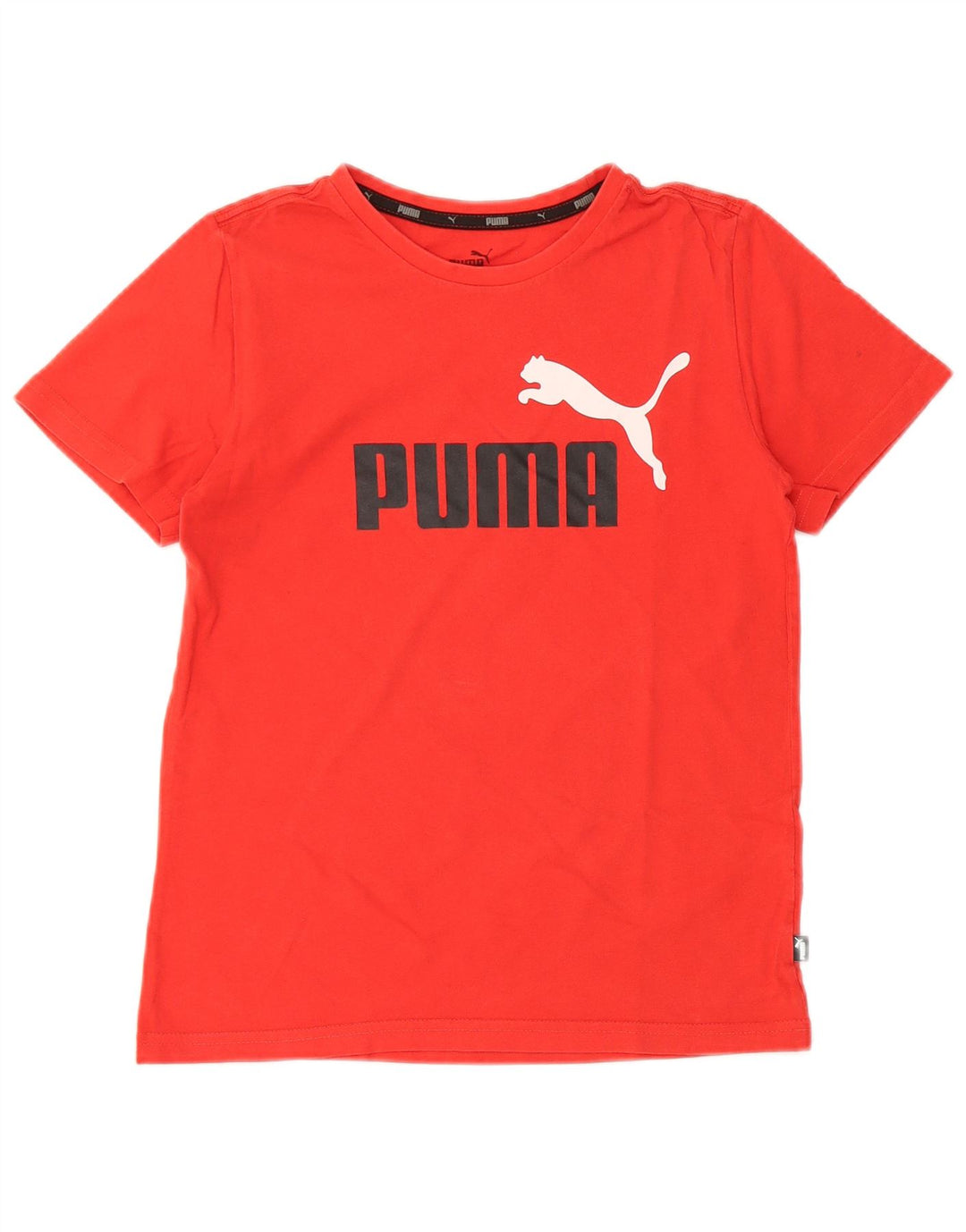 PUMA T-Shirt Graphique Fille 11-12 ans Rouge