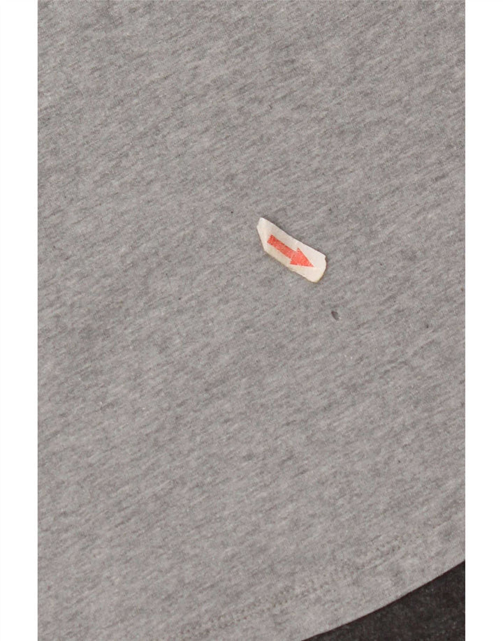 Champion Haut graphique Heritage Fit à manches longues pour femme Gris moyen UK 12