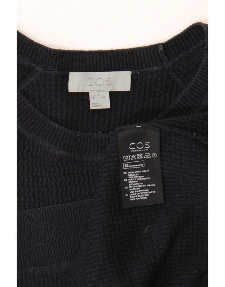 Cos T-Shirt Homme Top Bleu Marine Moyen Coton