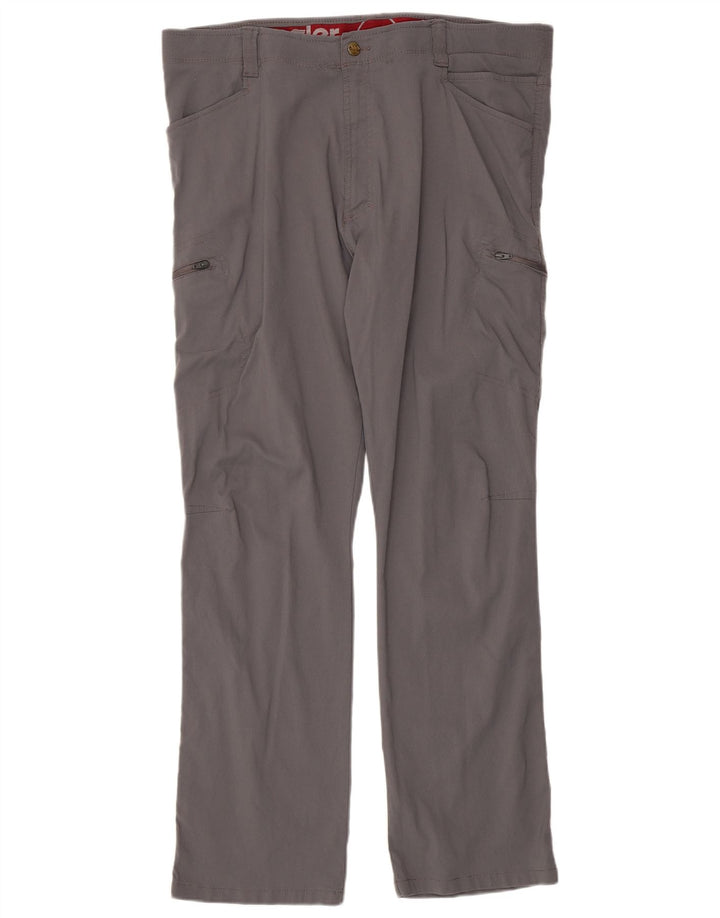 Wrangler Pantalon Cargo Droit Homme W40 L30 Nylon Gris