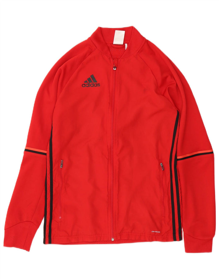 Adidas Hommes Climacool Survêtement Top Veste Petit Rouge Polyester