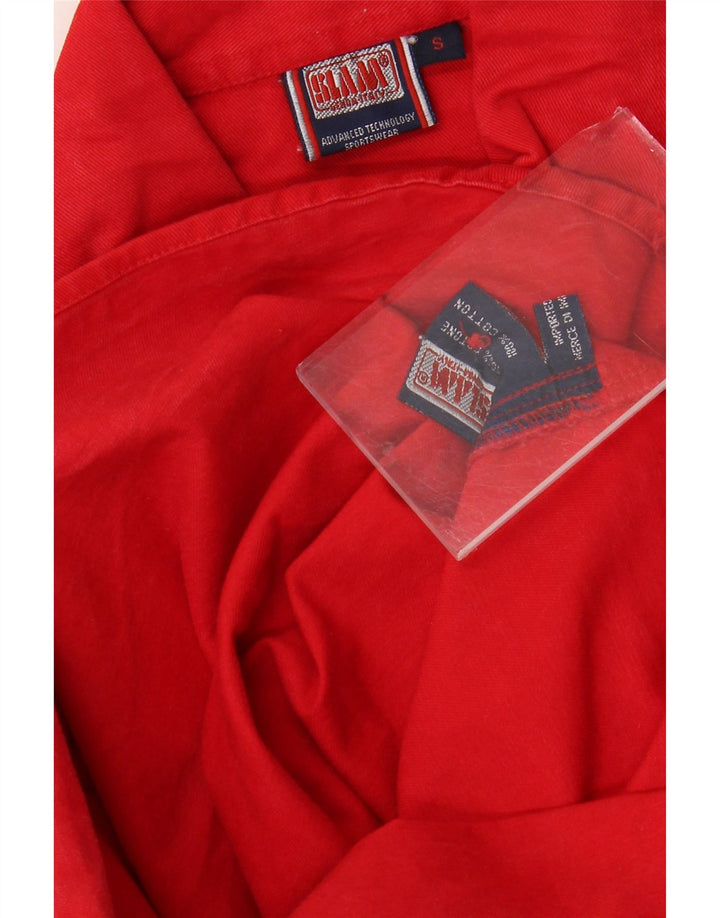 SLAM Chemise pull homme petit coton rouge