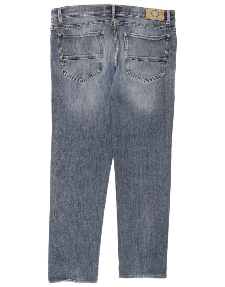 TRUSSARDI Jean Droit Homme IT 52 XL W38 L32 Bleu