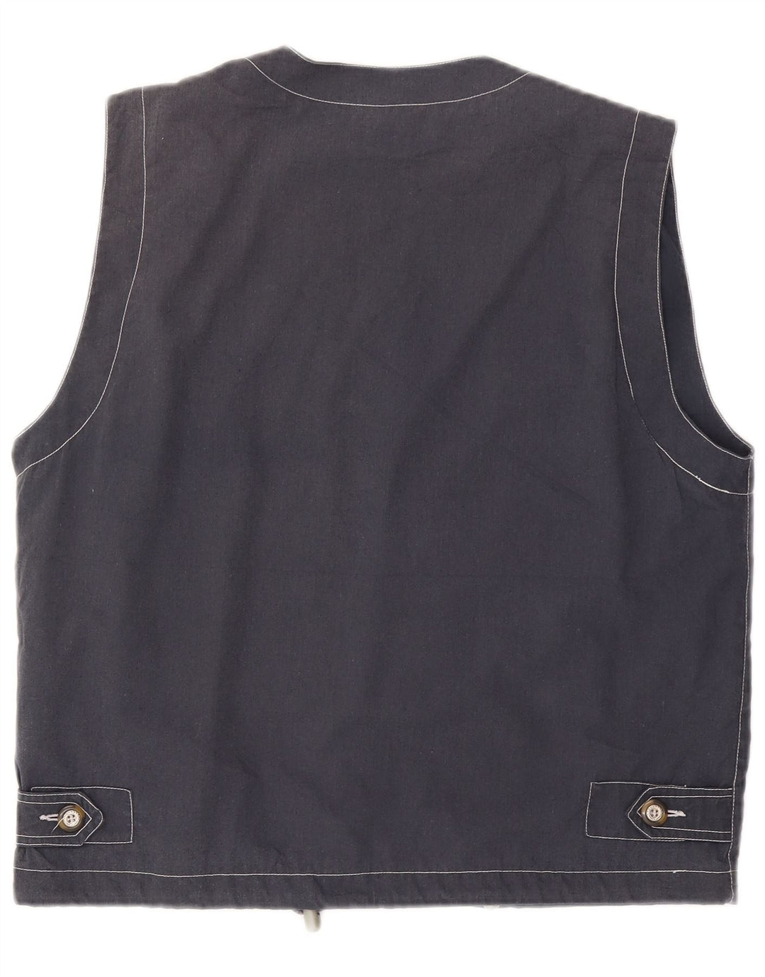 Brugi Gilet utilitaire pour homme UK 40 Large Bleu marine Polyester