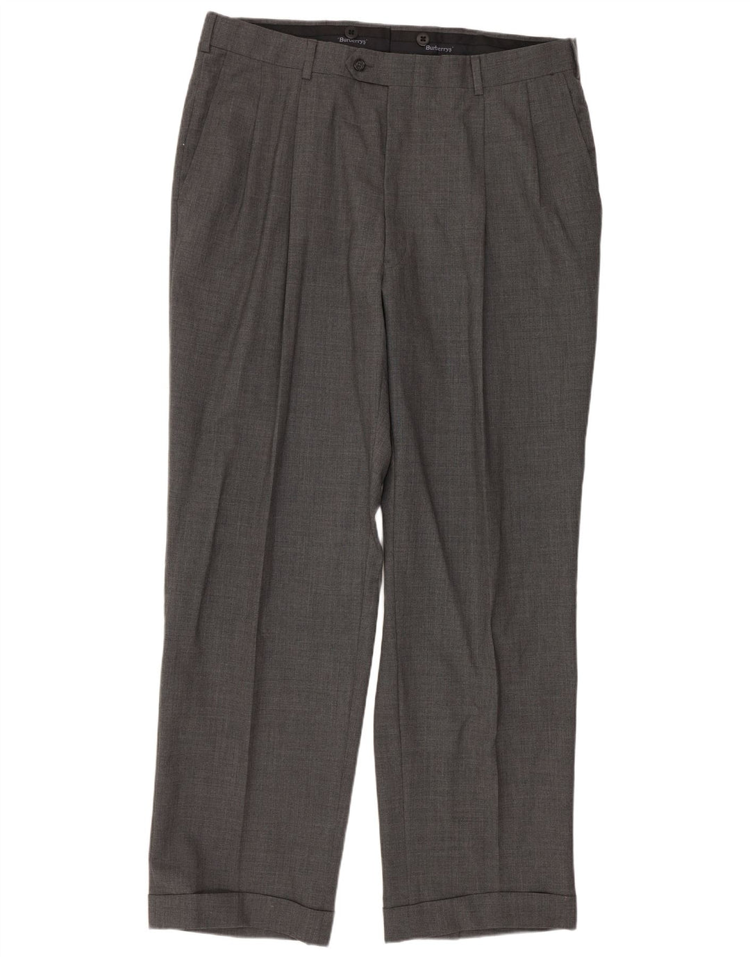 Burberrys Pantalon de costume pour homme W36 L31 Gris