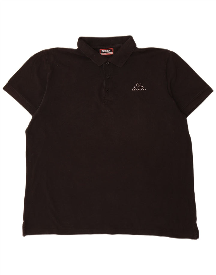 KAPPA Polo Homme 2XL Noir Coton