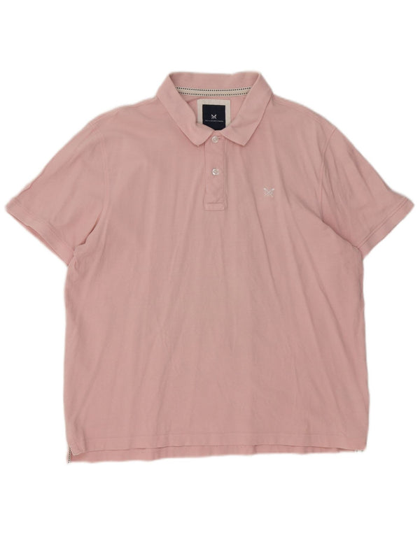 Crew Clothing Polo Homme XL Rose Coton