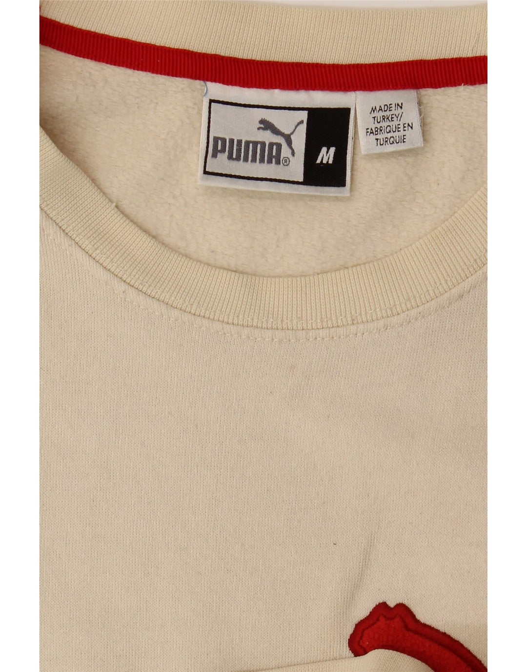 PUMA Sweat-Shirt Graphic Homme Blanc Cassé Moyen