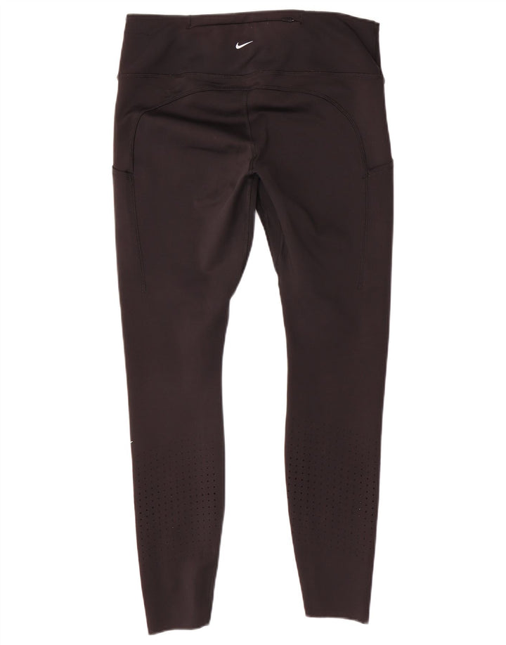 Legging Nike Dri Fit pour femme UK 14 Large Noir Polyester