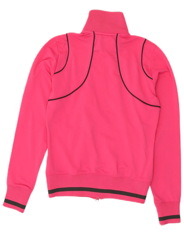 Nike Veste de survêtement pour femme UK 8/10 Petit Rose Colorblock Polyester