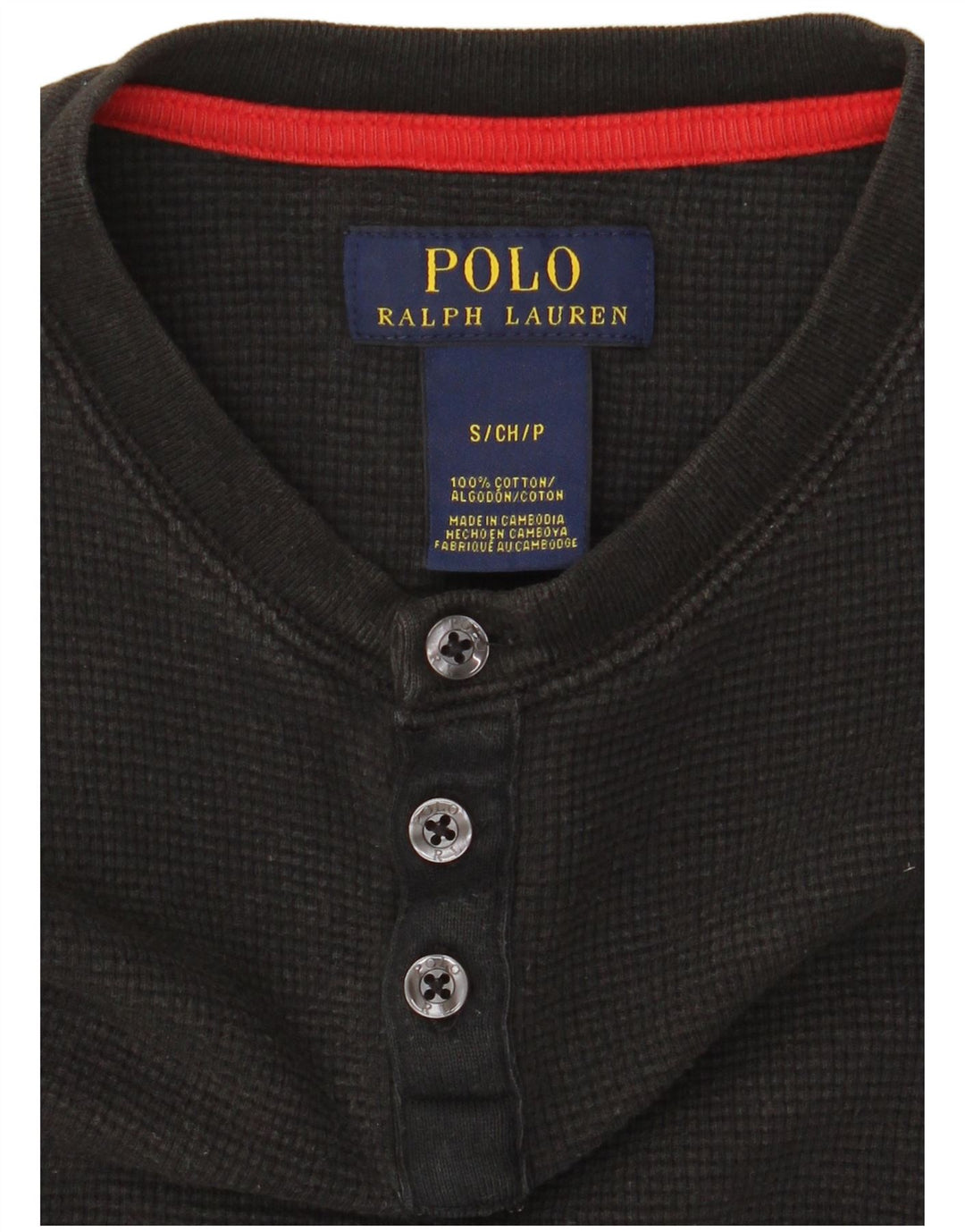 Polo Ralph Lauren T-Shirt Homme Haut Petit Coton Noir