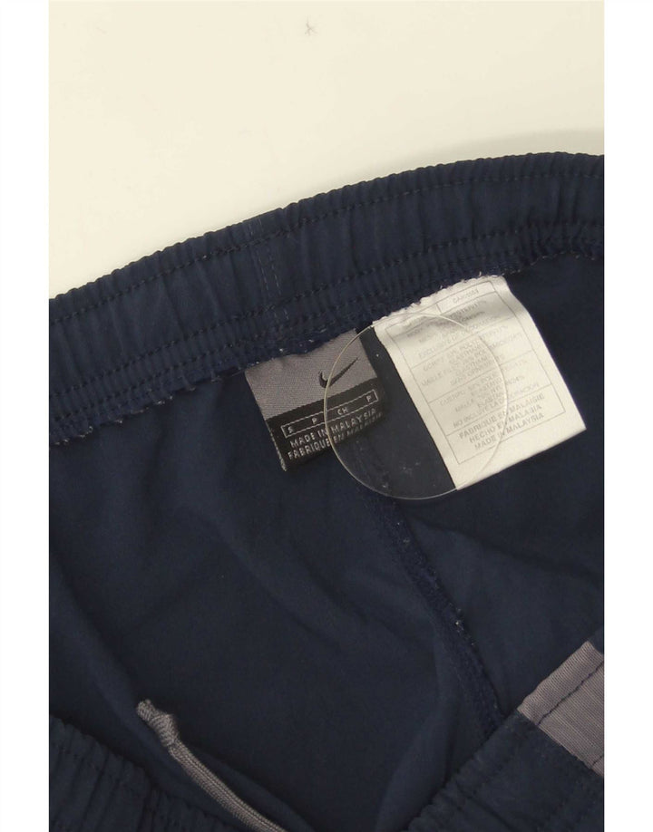 Nike Short de sport pour homme Petit polyester color block bleu marine