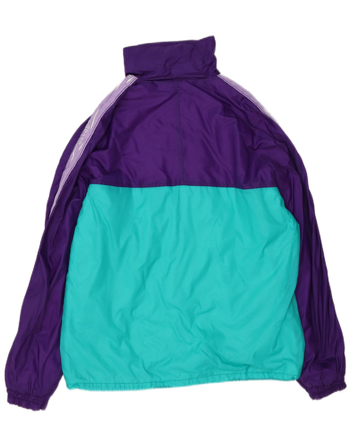 Aesse Veste de survêtement coupe ample graphique pour homme Violet moyen Colourblock