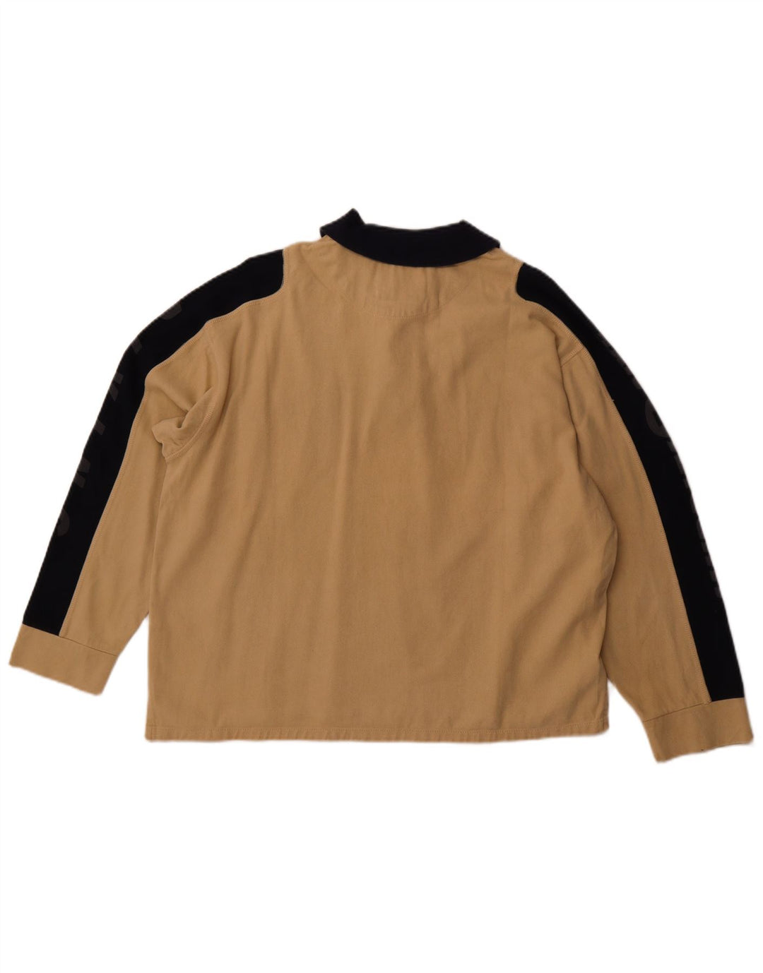 MURPHY & NYE Polo de Rugby Graphique Homme Marron Moyen Colorblock