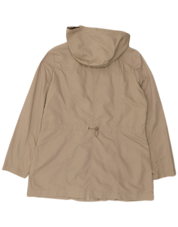 Conte of Florence Veste utilitaire à capuche pour femme UK 14 Large Beige Polyester