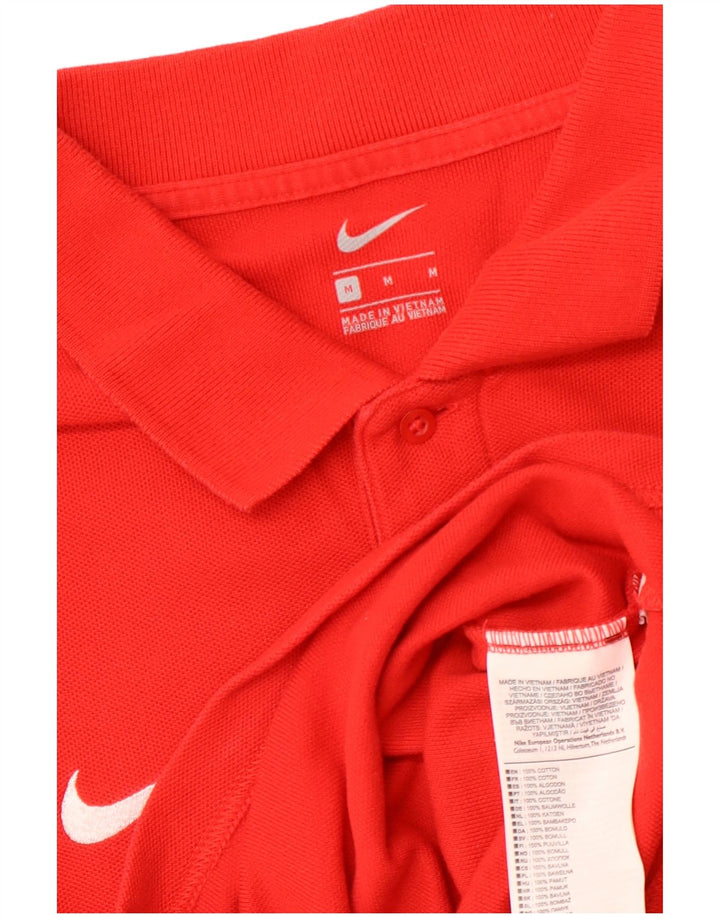 NIKE Polo Homme Rouge Moyen Coton