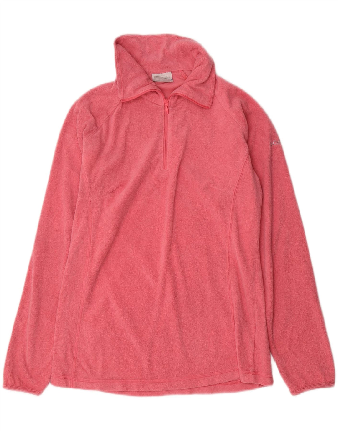 COLUMBIA Pull polaire à col zippé pour femme UK 12 Rose moyen Polyester
