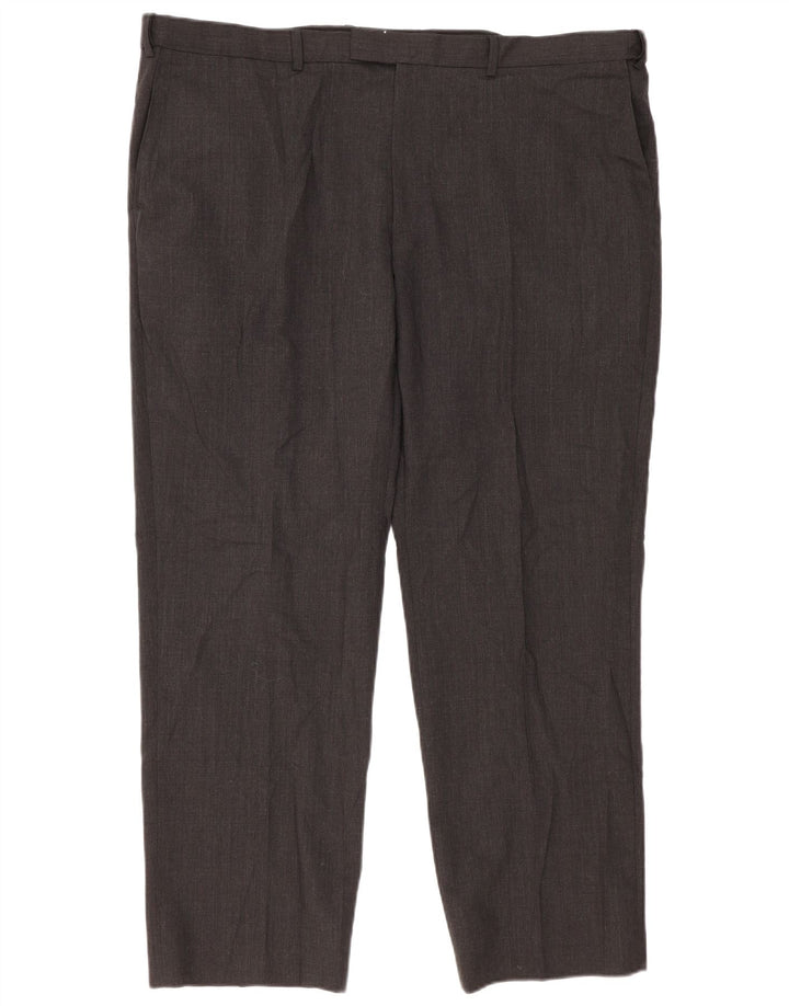 Marks & Spencer Pantalon de costume coupe classique pour homme W44 L31 Gris laine