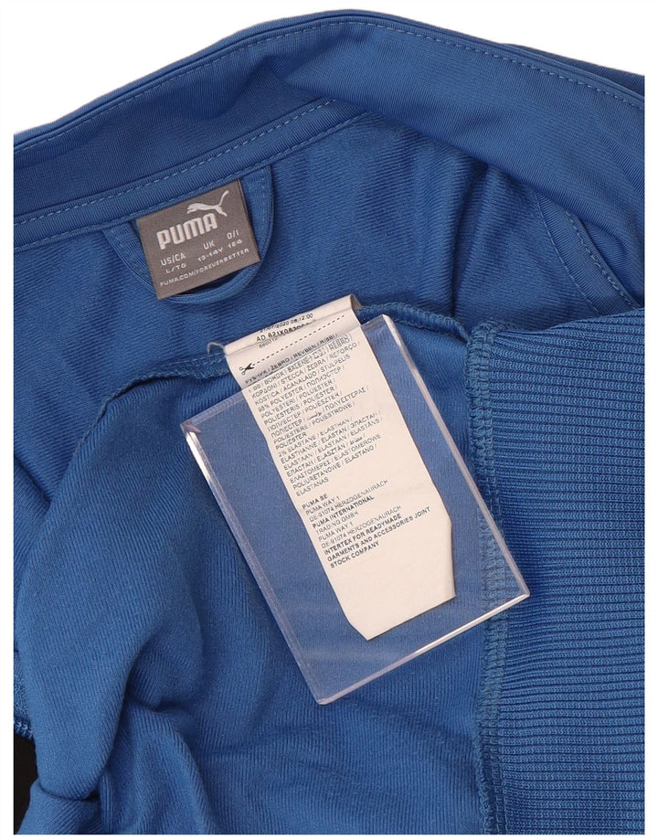 Puma Veste de Survêtement Garçon 13-14 ans Bleu Colorblock Polyester