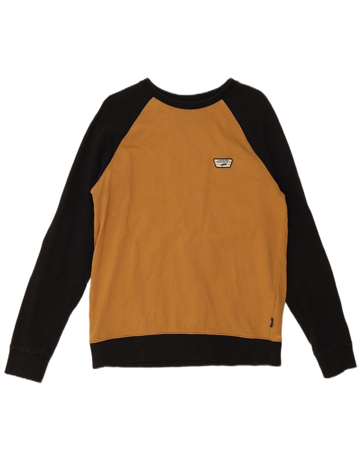 Vans Sweat-shirt en coton colour block pour homme Marron moyen