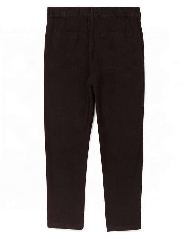 Marks & Spencer Pantalon chino fuselé pour femme UK 12 Medium W32 L28 Noir