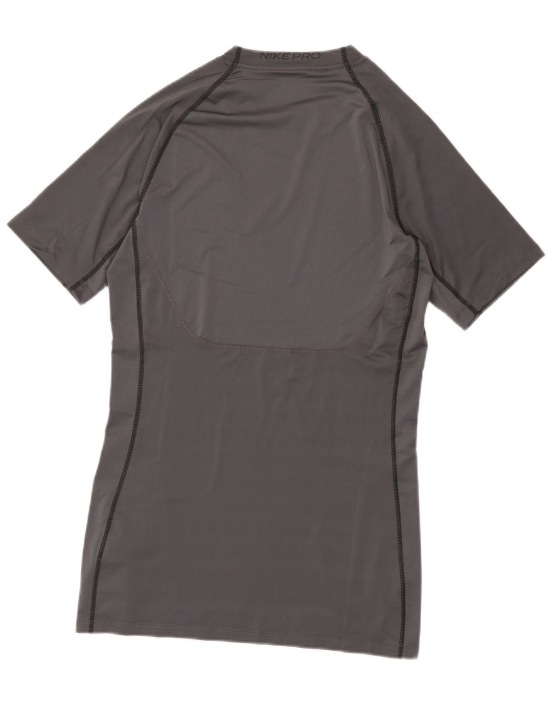 Nike Mens Dri Fit Slim Fit Graphic T-Shirt Top Large Gris Polyester