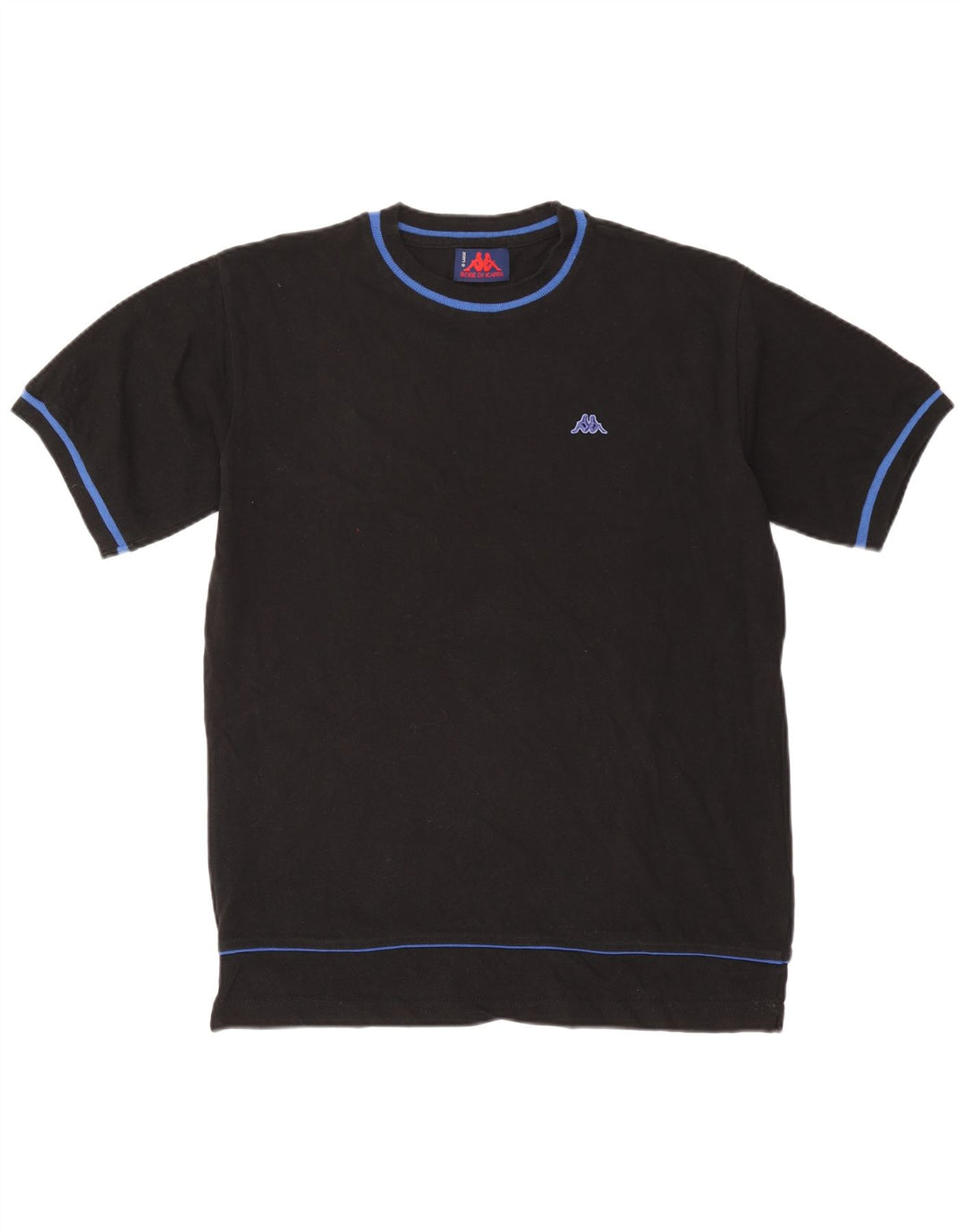Kappa T-Shirt Homme Haut Large Noir Coton