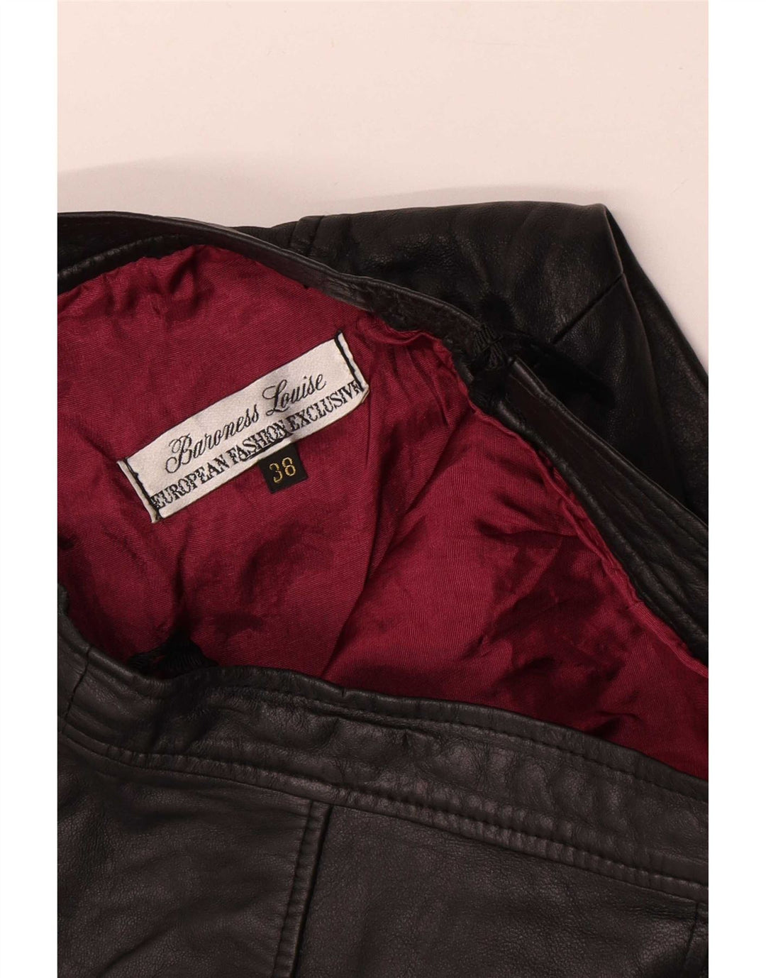 jupe droite femme vintage EU 38 Moyen W26 Noir