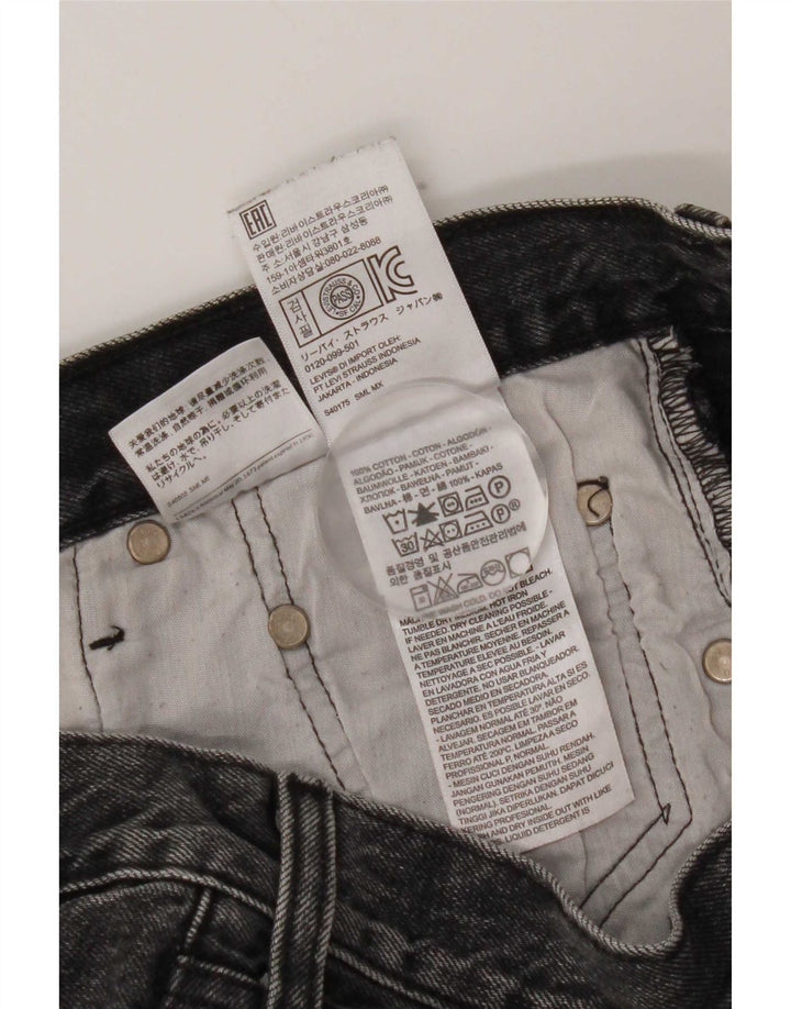 Levi's Short en Jean 501 Femme W29 Gris Moyen Coton