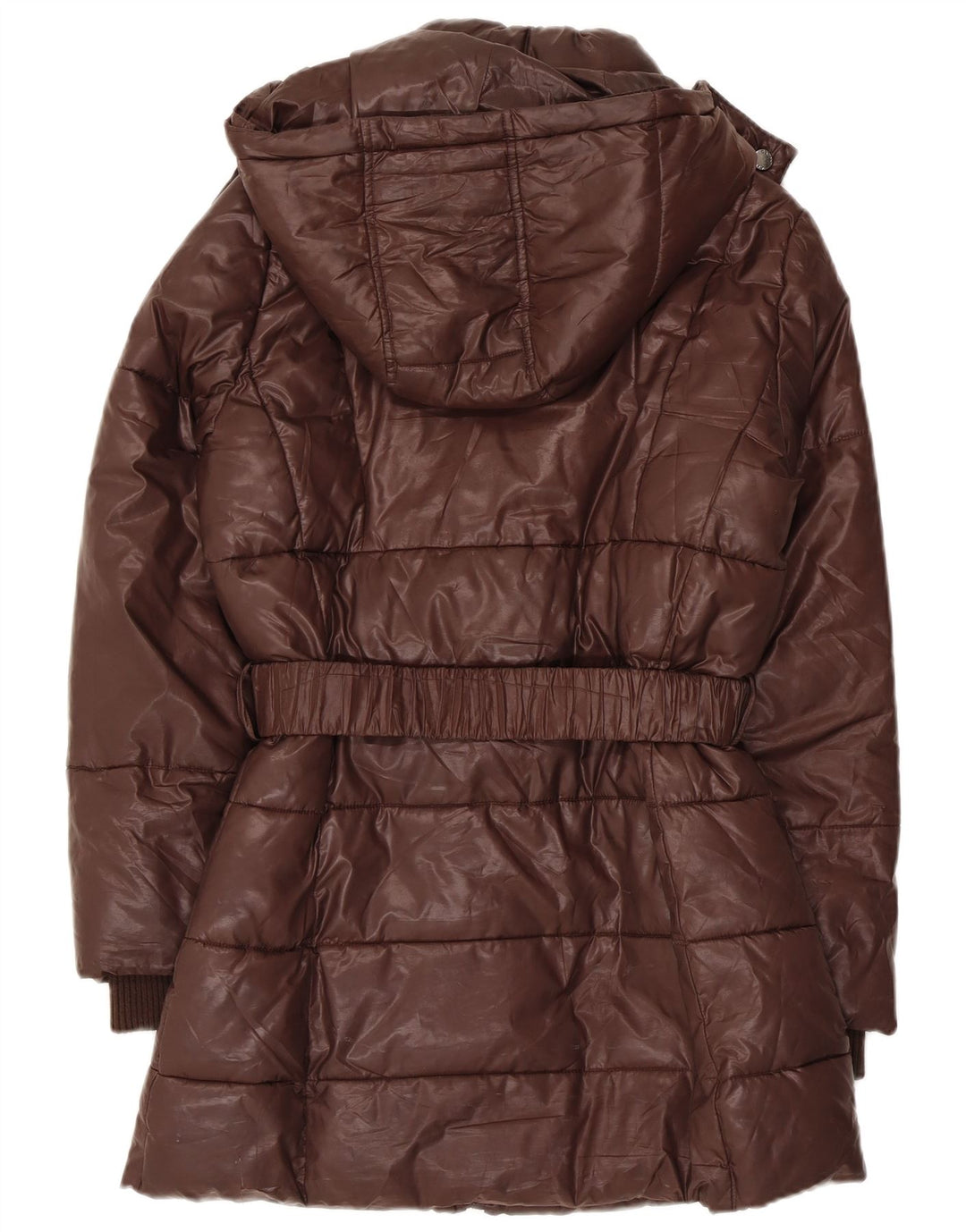 Manteau matelassé à capuche pour femme Gaudi IT 42 en polyester marron moyen
