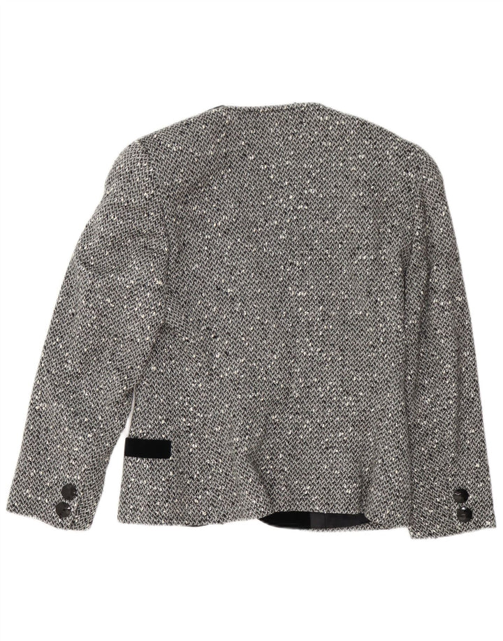 Chic Ensemble Jupe 2 Pièces 3 Boutons Pour Femme IT 42 Moyen W28 Gris Moucheté