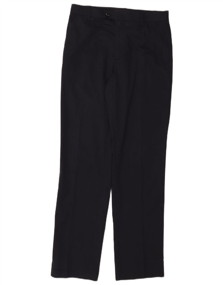 CONTE OF FLORENCE Pantalon de Costume Homme IT 48 Medium W32 L33 Bleu Marine