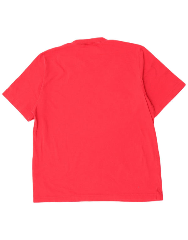Adidas T-Shirt Graphique Homme Top XL Coton Rose