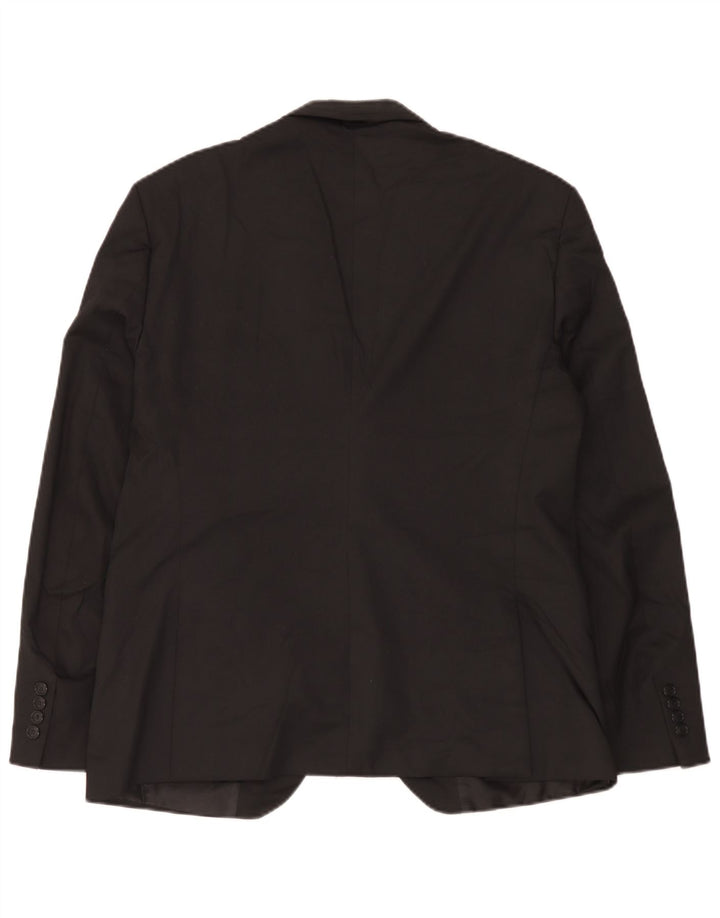 Zara Veste Blazer 1 Bouton Homme EU 56 XL Noir