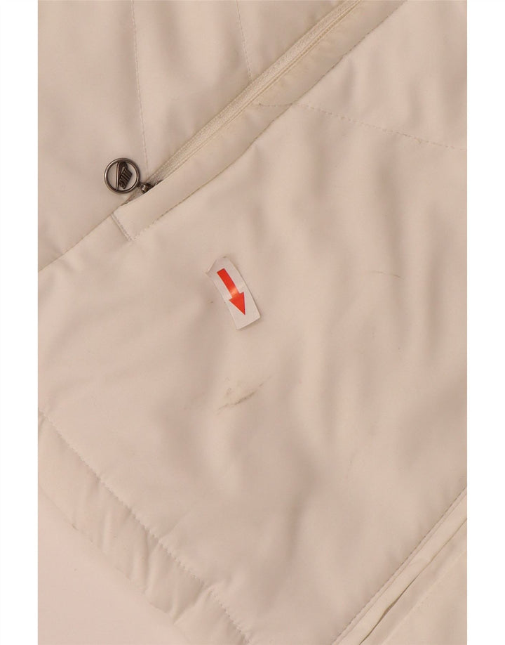 Nike Veste rembourrée pour femme UK 12 Polyester blanc moyen