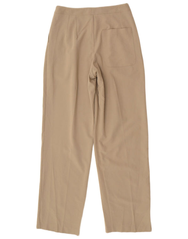 Topshop Pantalon décontracté pour femme UK 8 Small W26 L31 Beige Polyester
