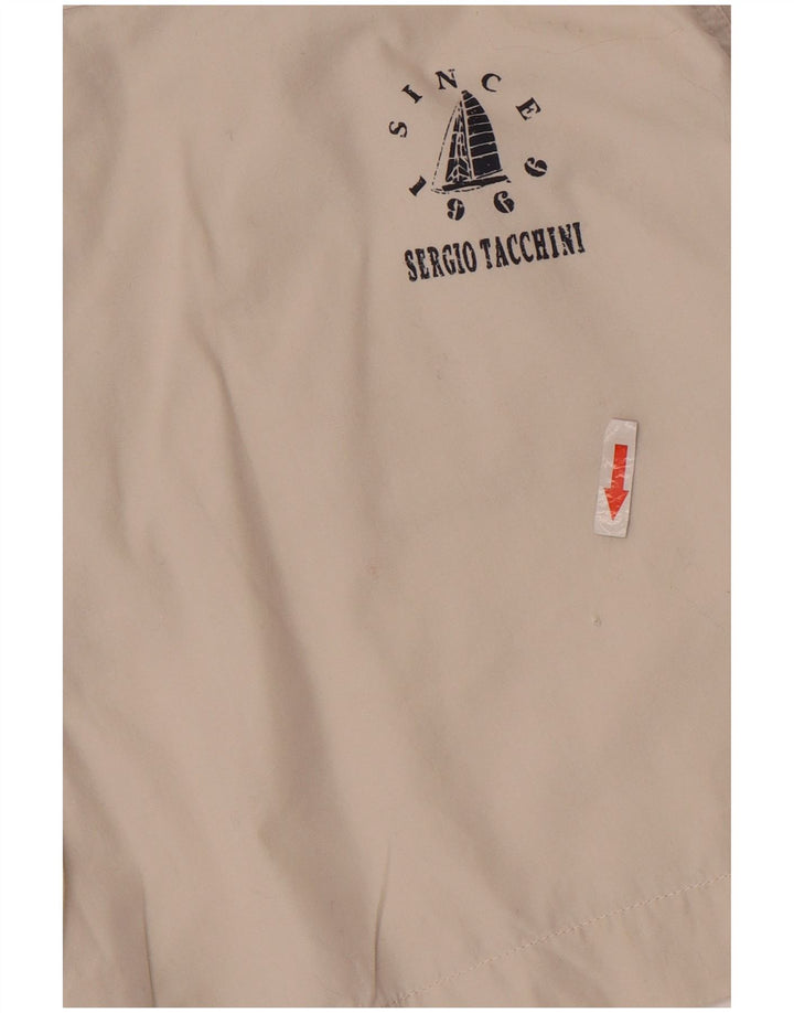 Sergio Tacchini Short décontracté pour femme IT 42 Medium W30 coton blanc