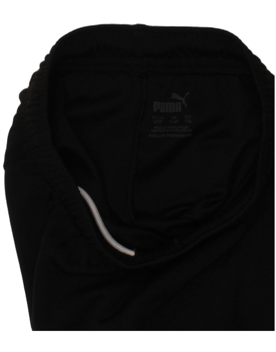 PUMA Short de sport garçon 5-6 ans noir