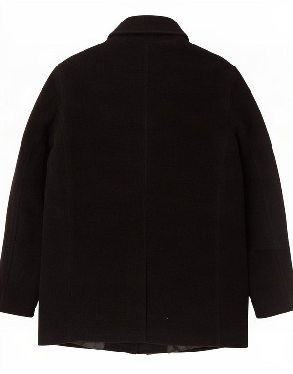Zara Manteau Homme UK 42 XL Laine Noir