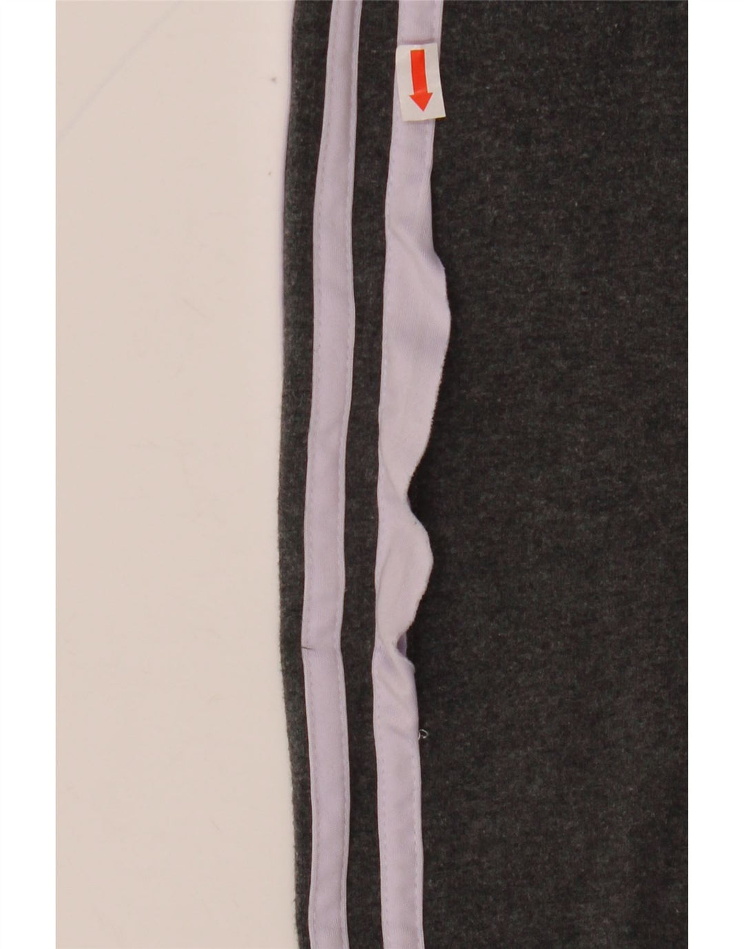 ADIDAS Leggings Femme UK 12 Coton Gris Moyen