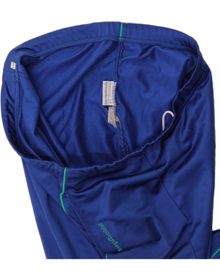 SERGIO TACCHINI Mens Tracksuit Trousers IT 54 XL  Blue Vintage Sergio Tacchini and Second-Hand Sergio Tacchini from Messina Hembry 
