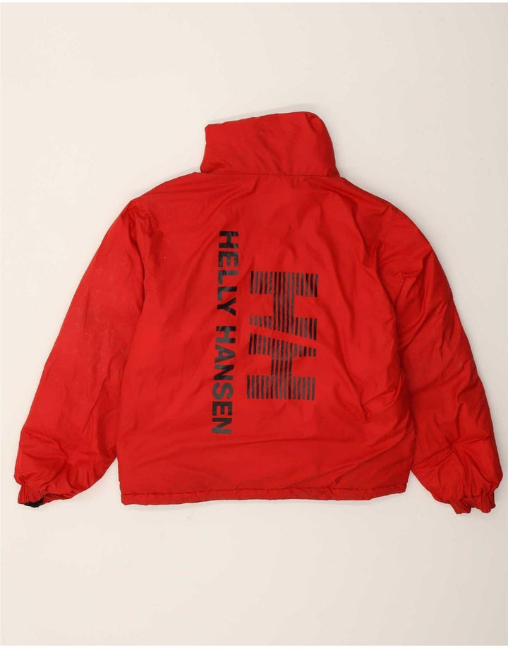 Helly Hansen Veste matelassée graphique surdimensionnée pour femme UK 10 Small Noir