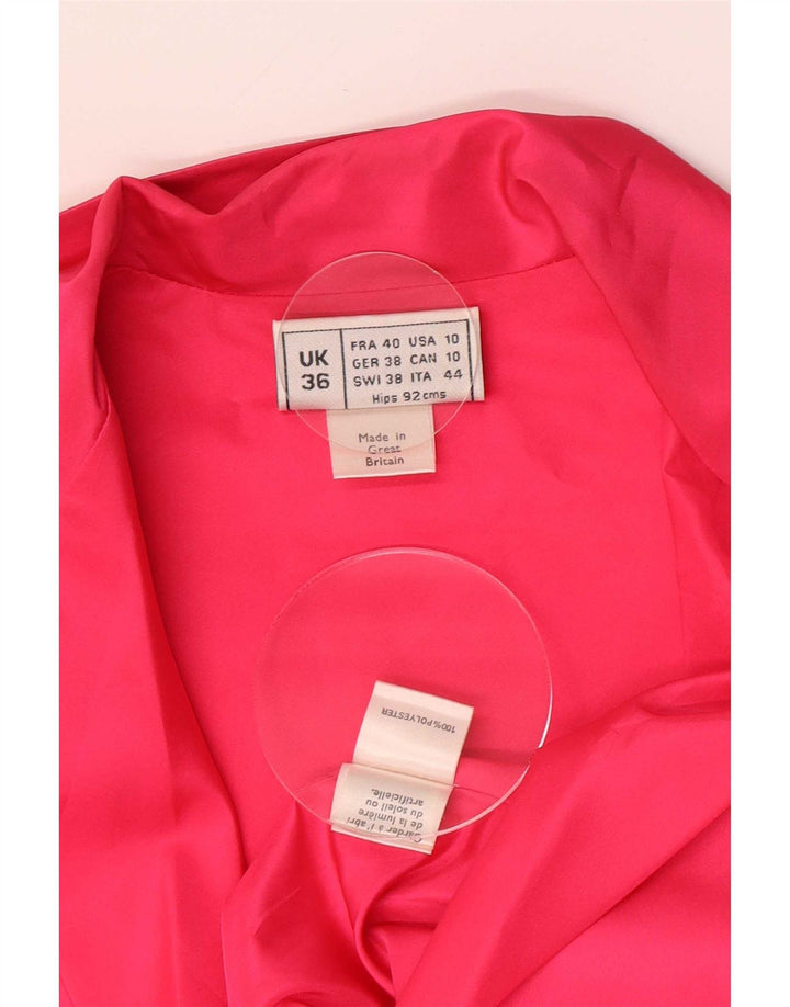 Frank Usher Chemisier à manches longues pour femme IT 44 Rose moyen Polyester