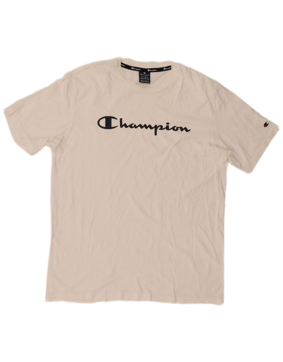 Champion T-Shirt Graphique Homme XL Blanc