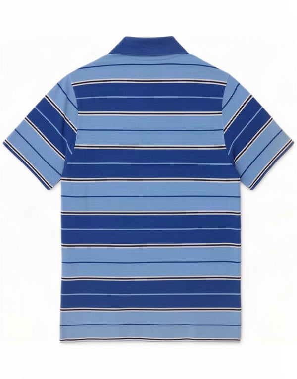 Polo homme Lacoste taille 4 coton rayé bleu moyen