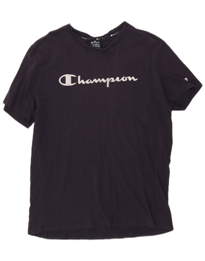 Champion T-Shirt Graphique Homme XL Bleu Marine