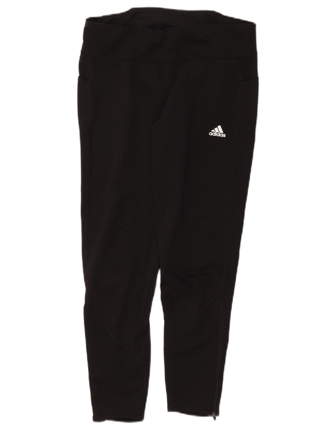 ADIDAS Leggings Aeroready pour femmes UK 16/18 Large Noir Polyester