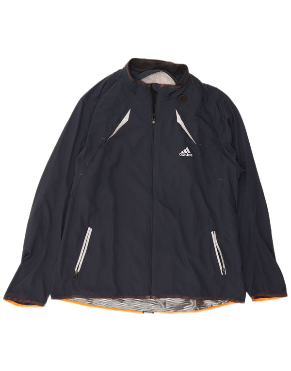 ADIDAS Veste de pluie Clima 365 pour homme UK 42 XL Bleu marine Polyester
