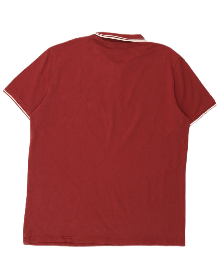 Carrera Polo Homme 2XL Coton Bordeaux