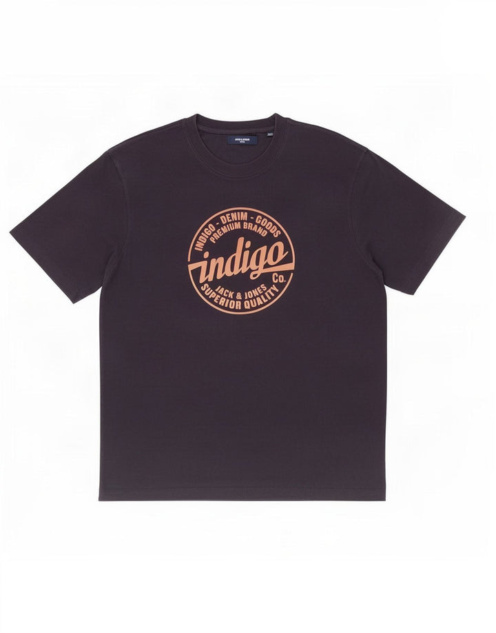 Jack & Jones T-Shirt Graphique Homme Bleu Marine Moyen